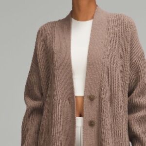 Lululemon knit button front cardigan